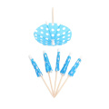 hot selling bamboo wooden umbrella  toothpicks cocktail for party